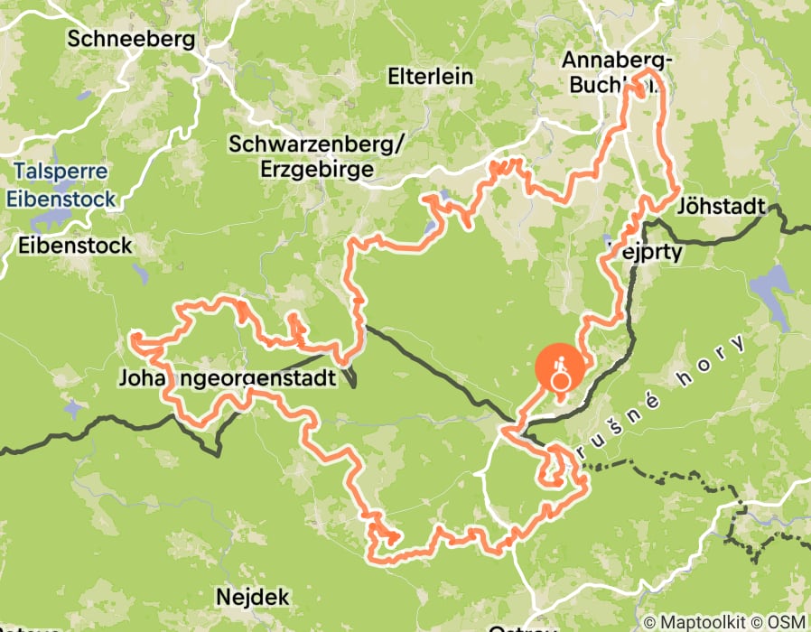 Karte der Tour