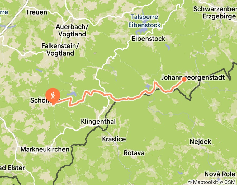 Karte der Tour