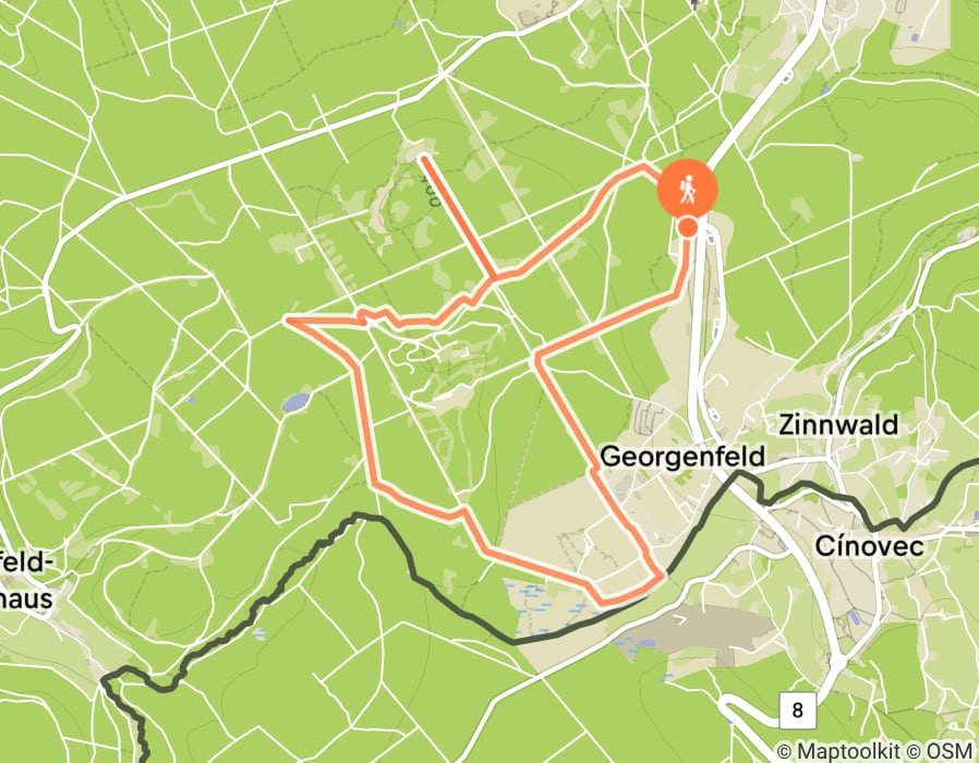 Karte der Tour