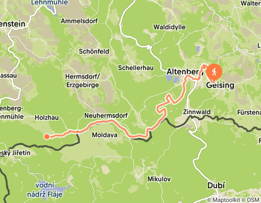 Karte der Tour