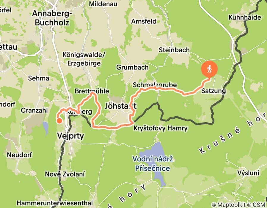Karte der Tour