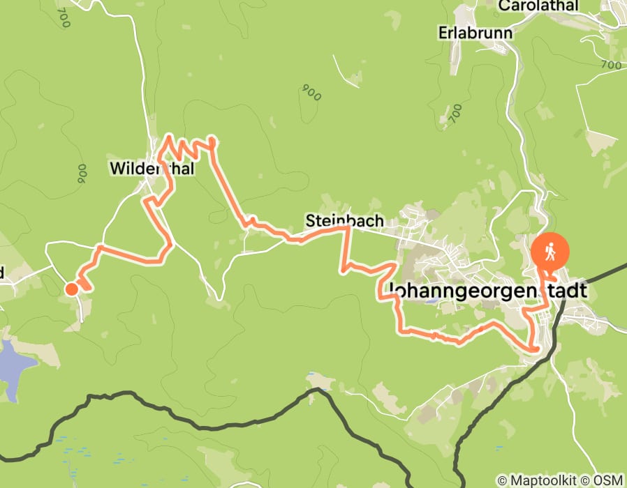 Karte der Tour