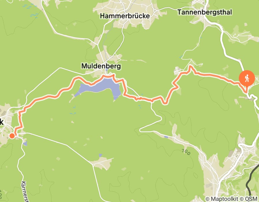 Karte der Tour