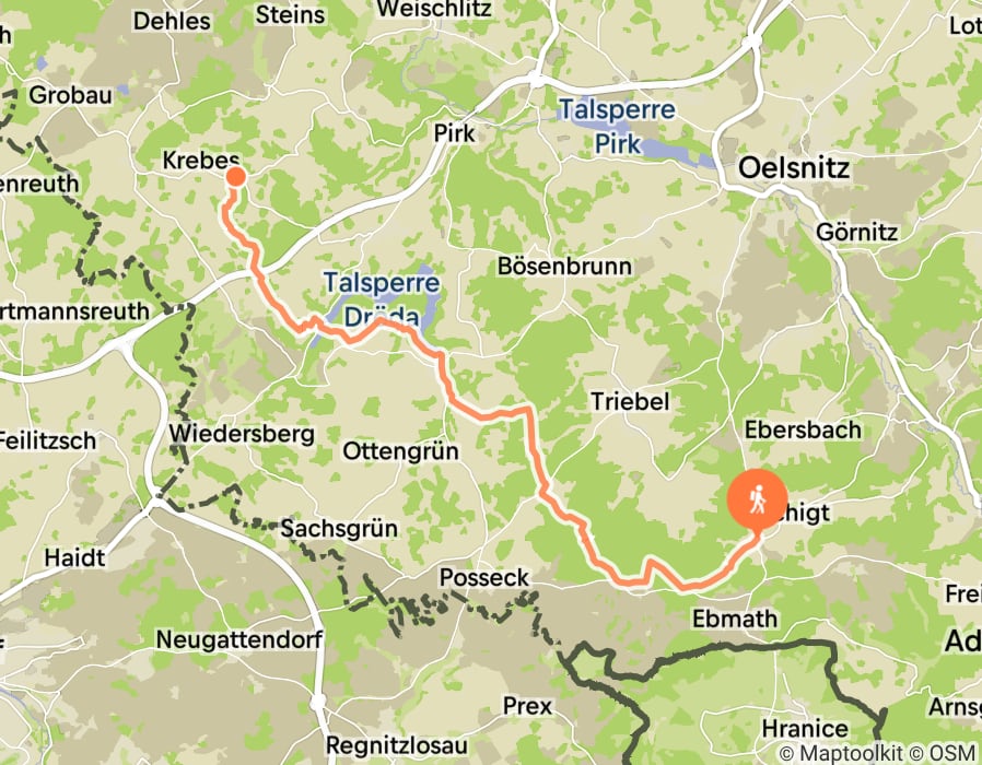 Karte der Tour