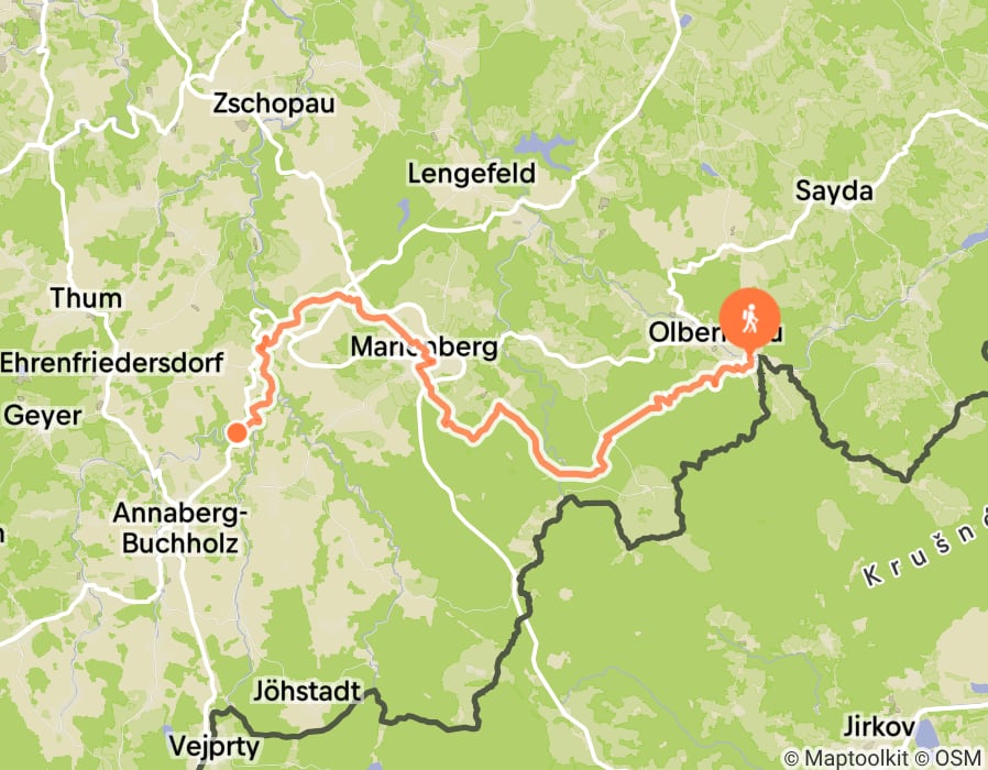 Karte der Tour