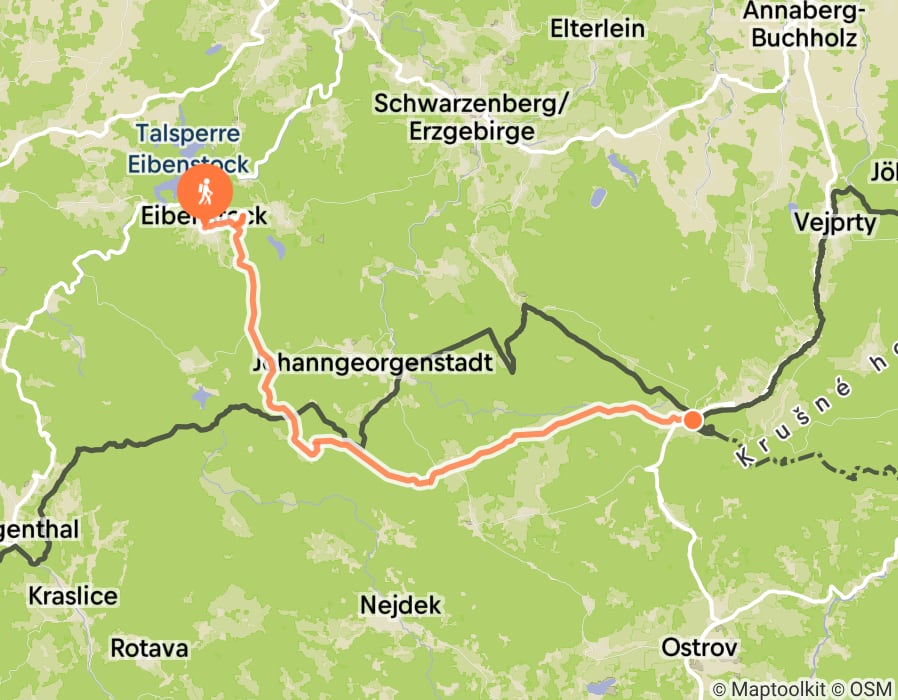 Karte der Tour