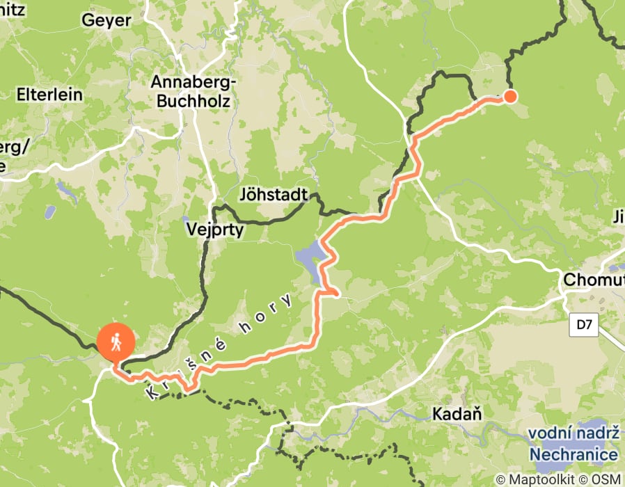 Karte der Tour