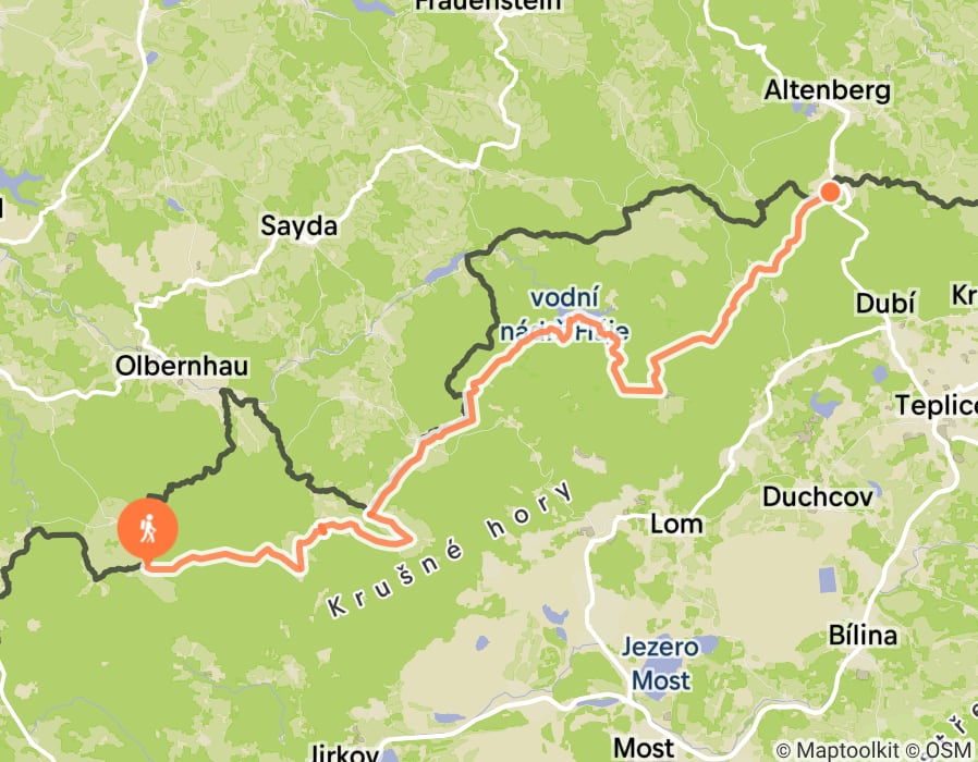 Karte der Tour