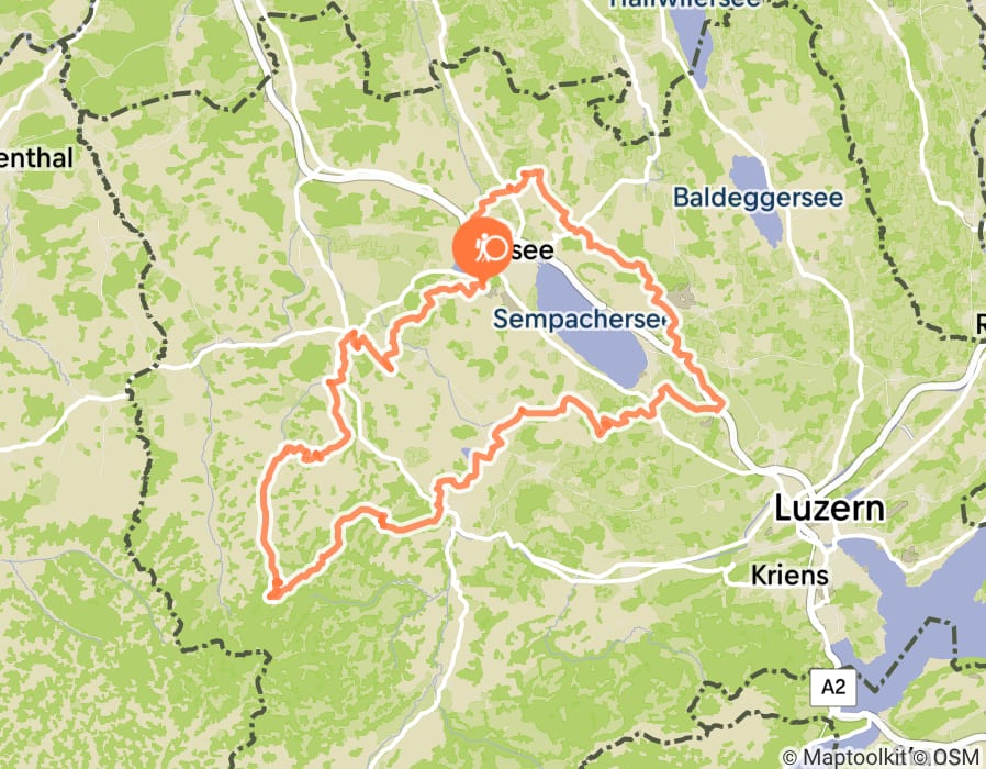 Karte der Tour