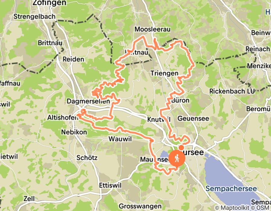 Karte der Tour