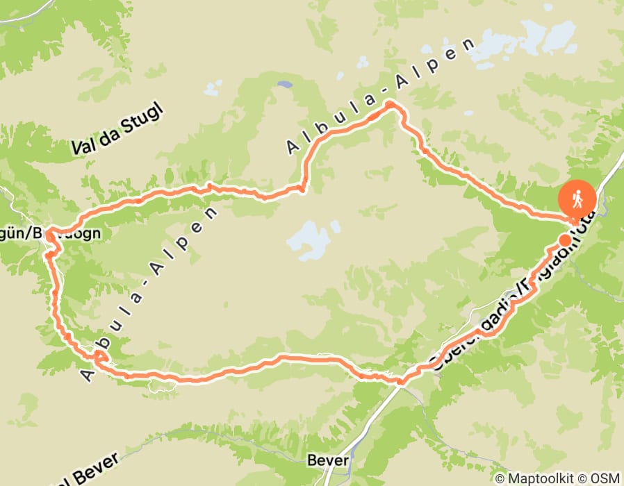 Karte der Tour