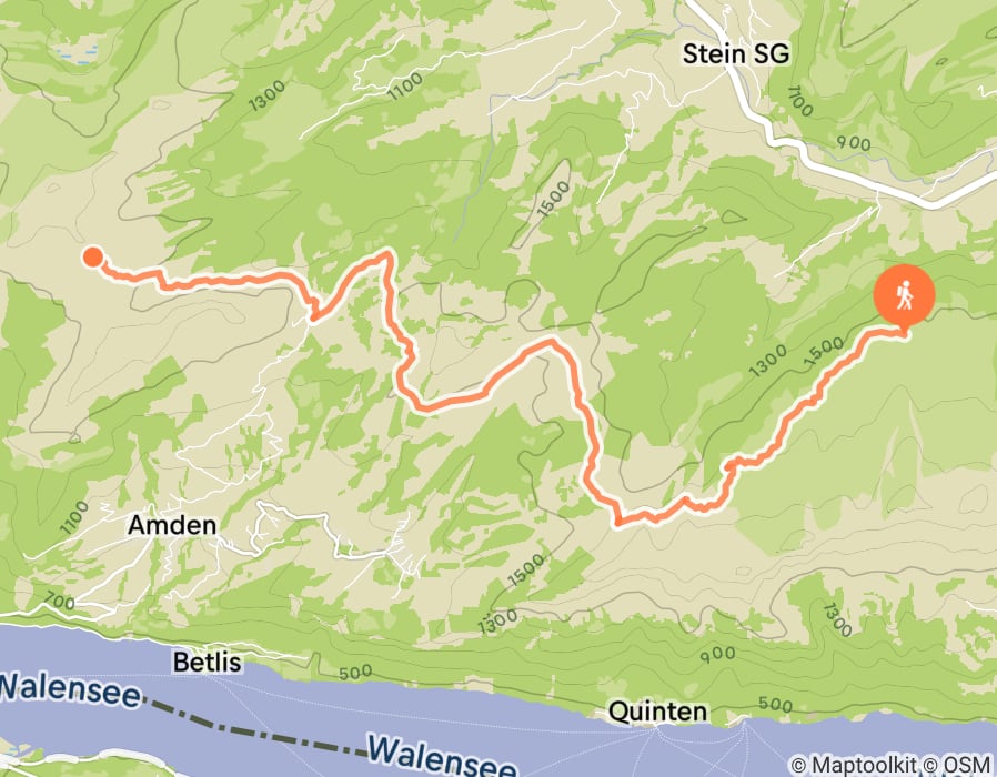 Karte der Tour