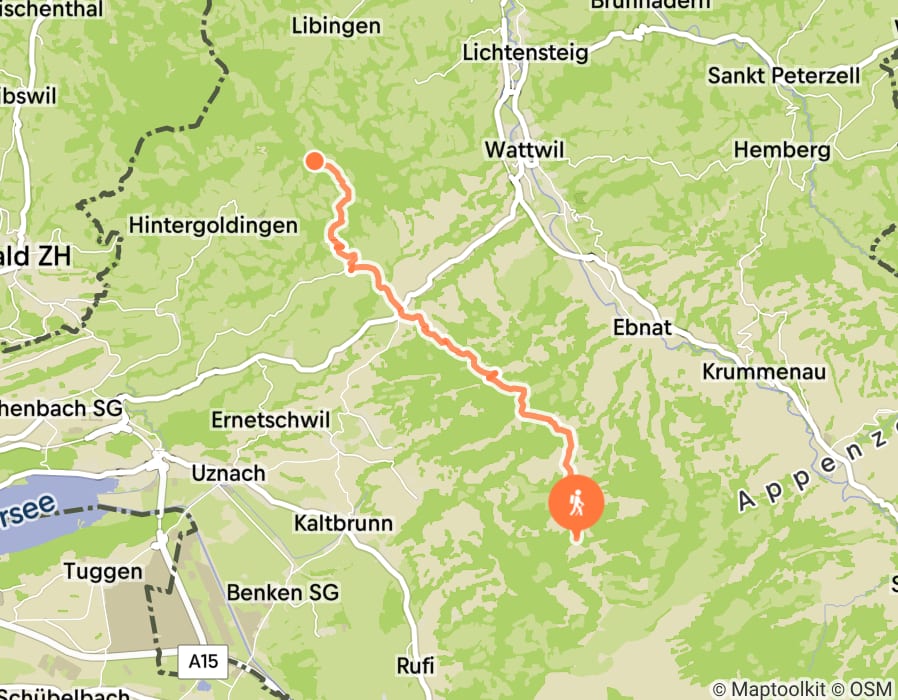 Karte der Tour