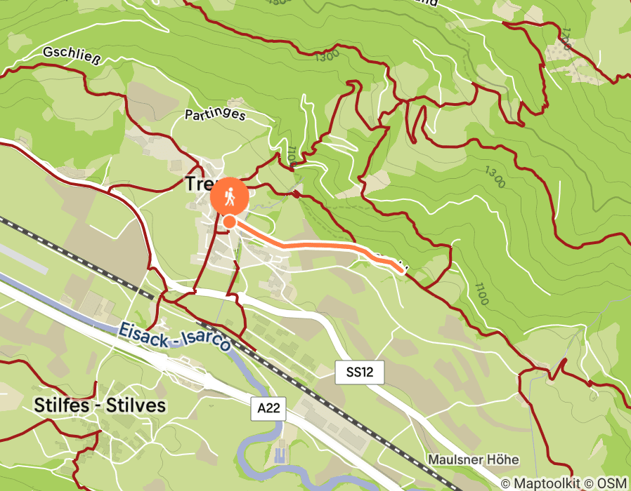 Karte der Tour