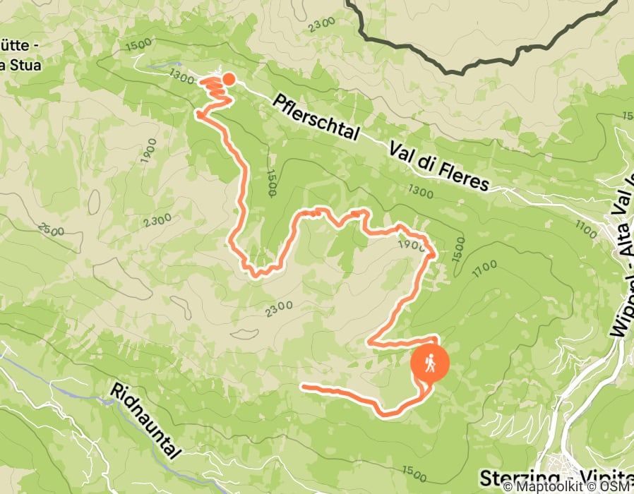 Karte der Tour
