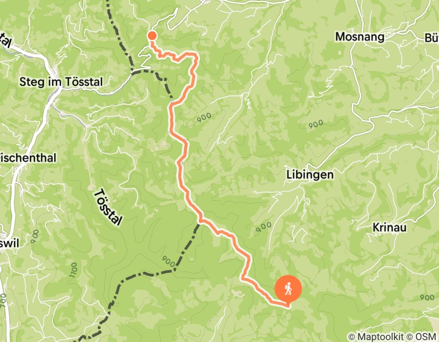 Karte der Tour