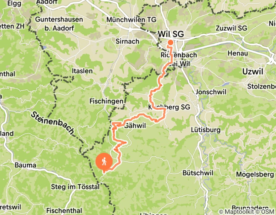 Karte der Tour