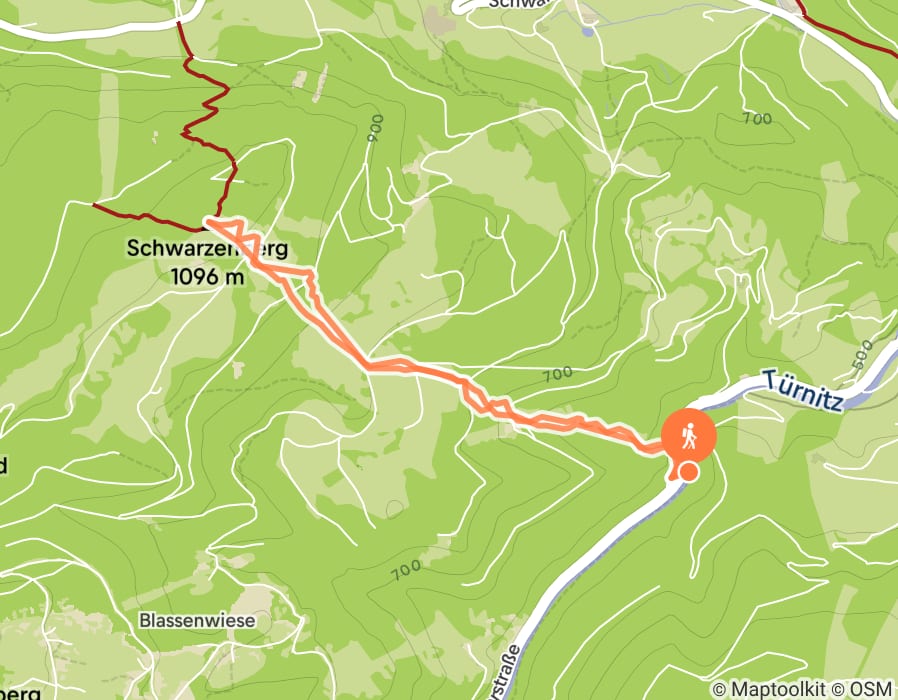 Karte der Tour