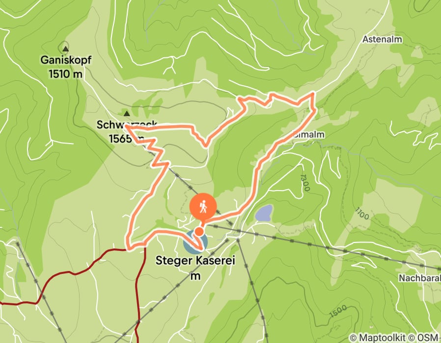 Karte der Tour