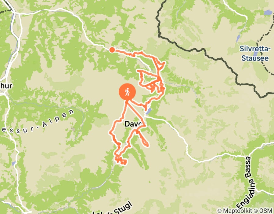 Karte der Tour