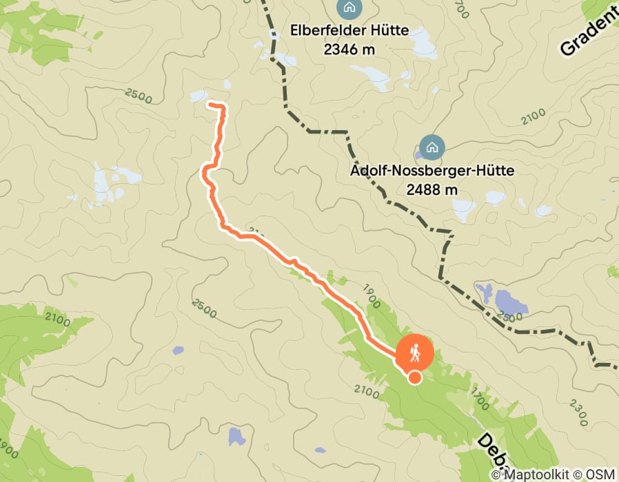 Karte der Tour