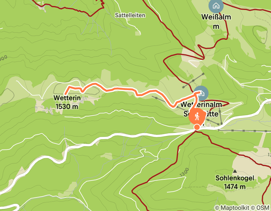 Karte der Tour