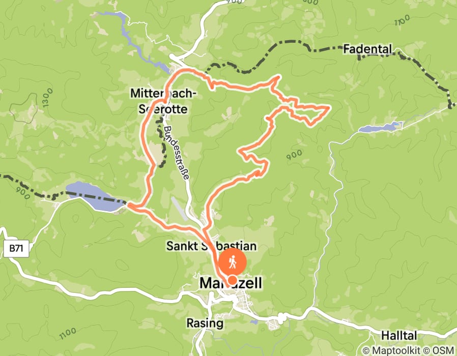 Karte der Tour