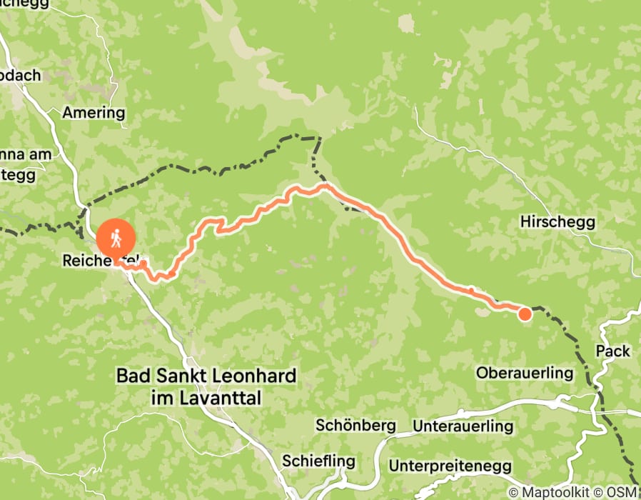 Karte der Tour