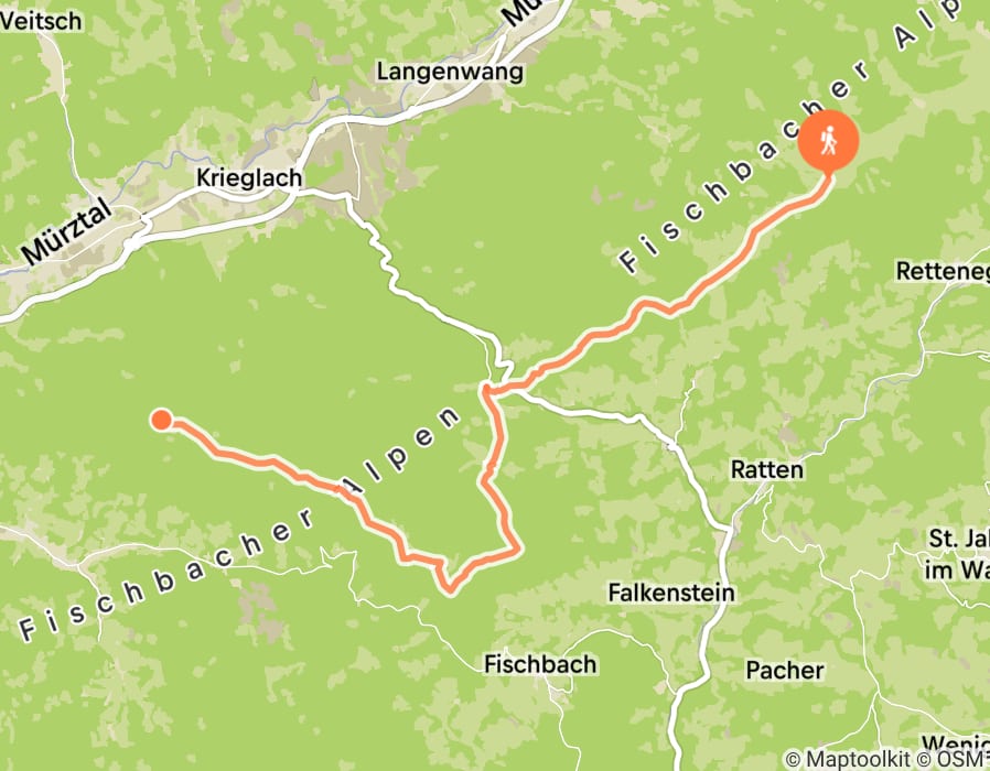 Karte der Tour