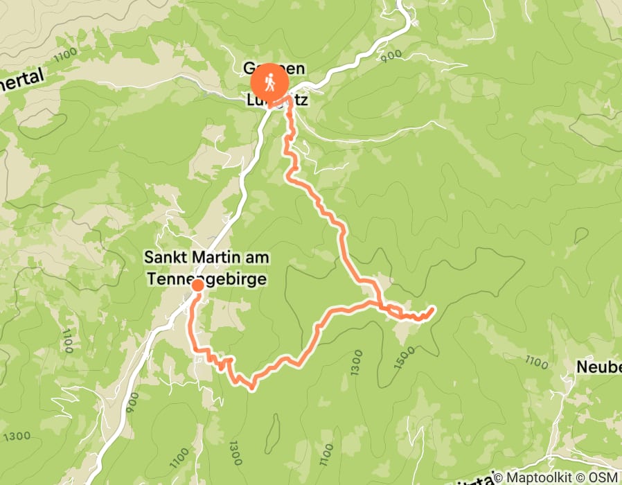 Karte der Tour