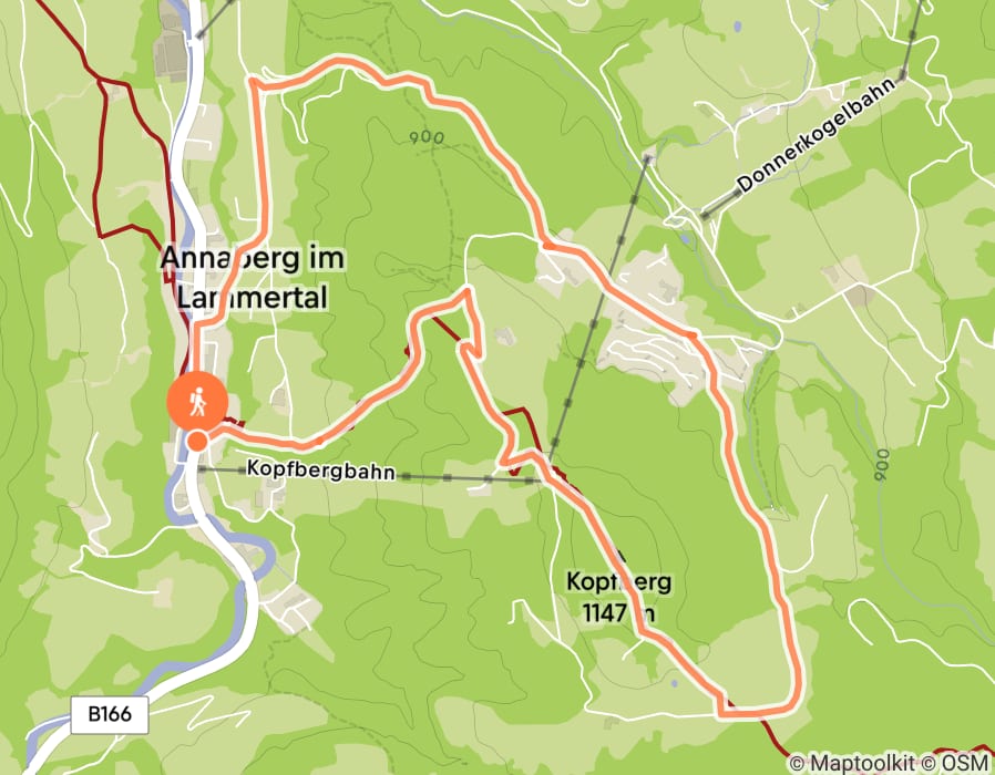 Karte der Tour