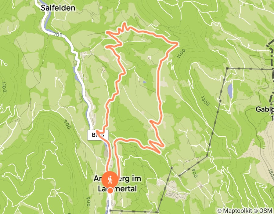 Karte der Tour