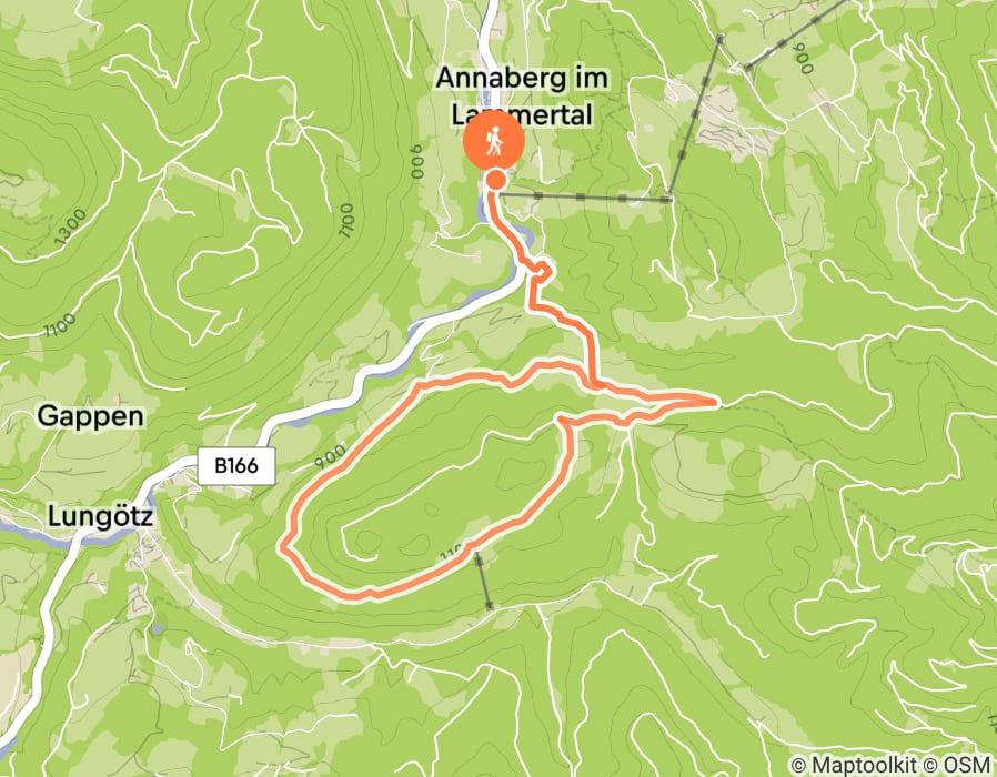Karte der Tour