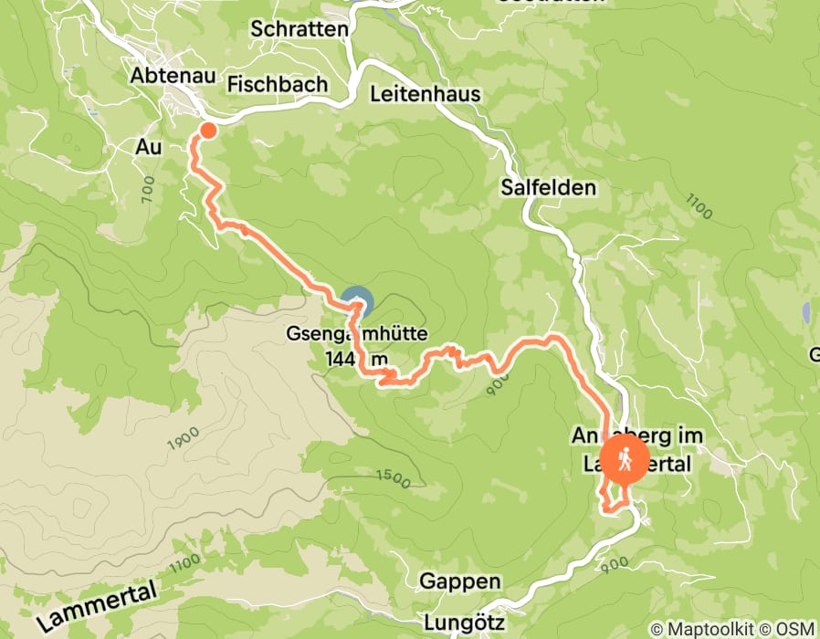 Karte der Tour