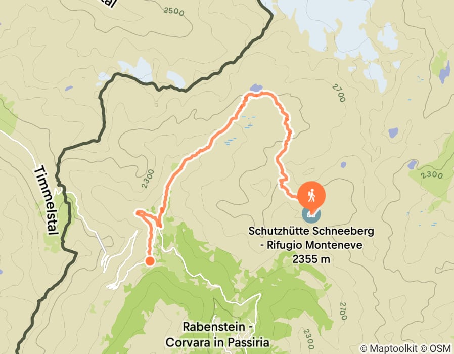 Karte der Tour