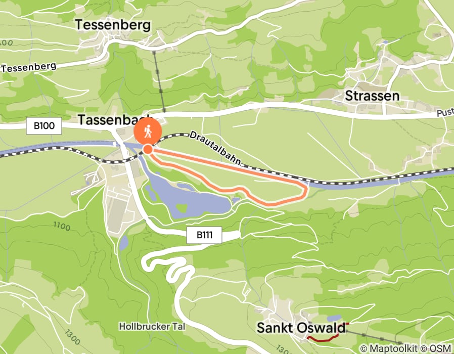 Karte der Tour