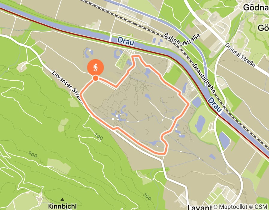 Karte der Tour