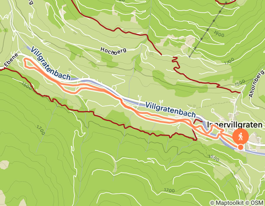 Karte der Tour