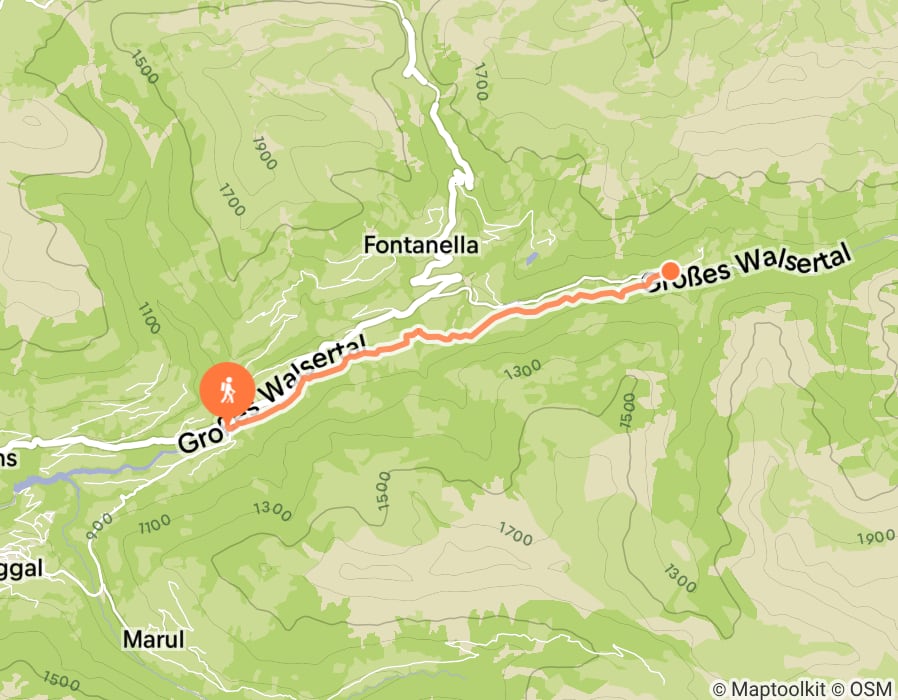 Karte der Tour