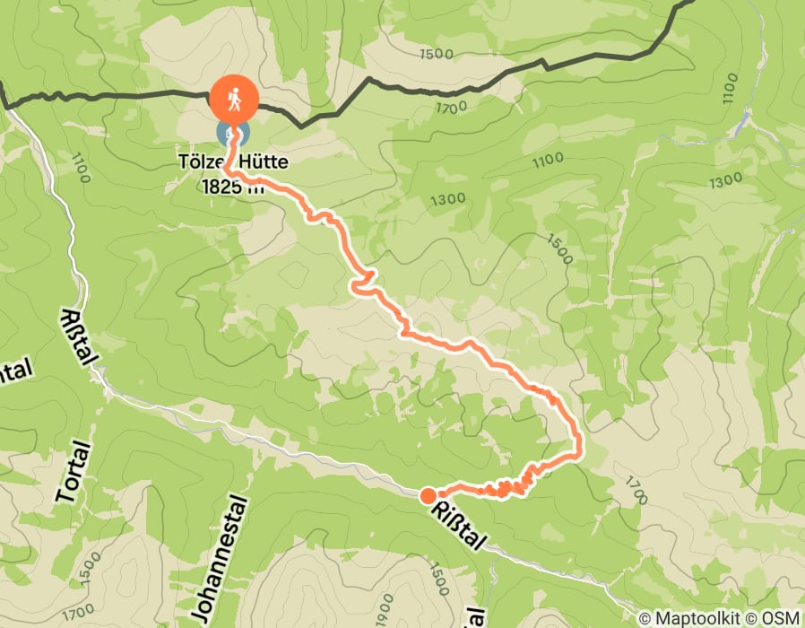 Karte der Tour