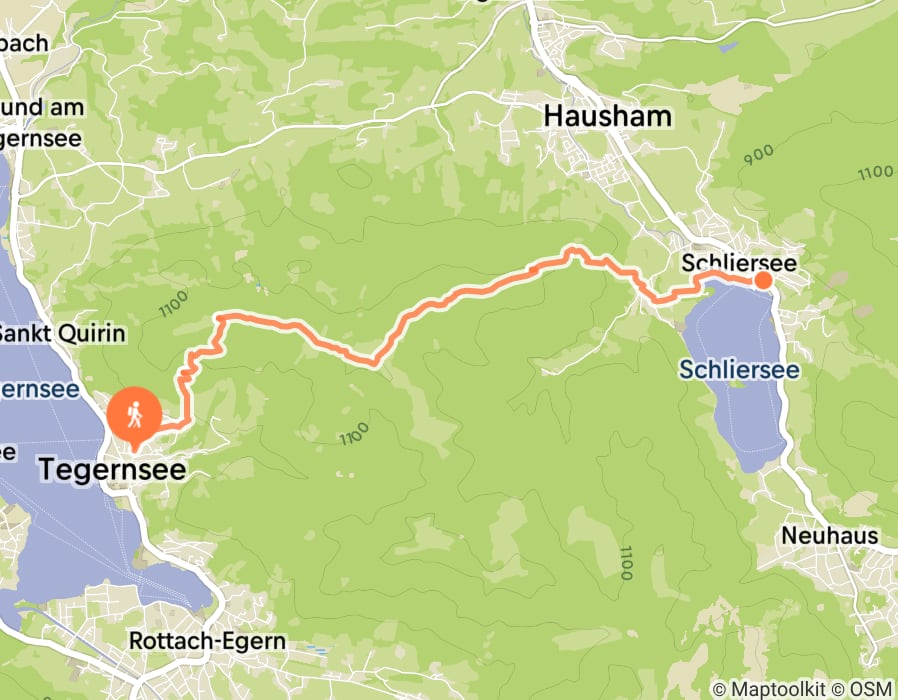 Karte der Tour