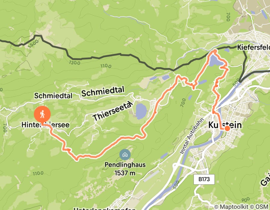 Karte der Tour