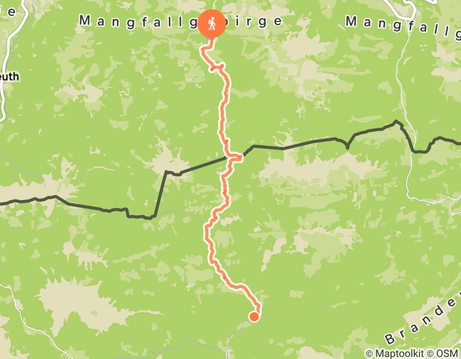 Karte der Tour