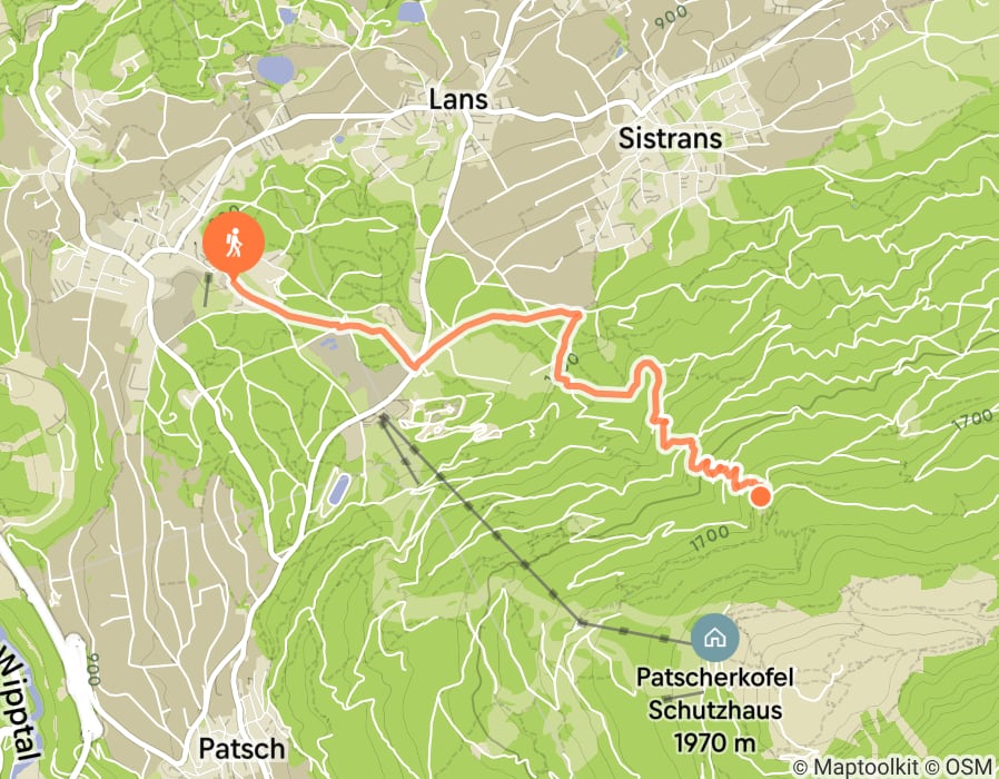 Karte der Tour