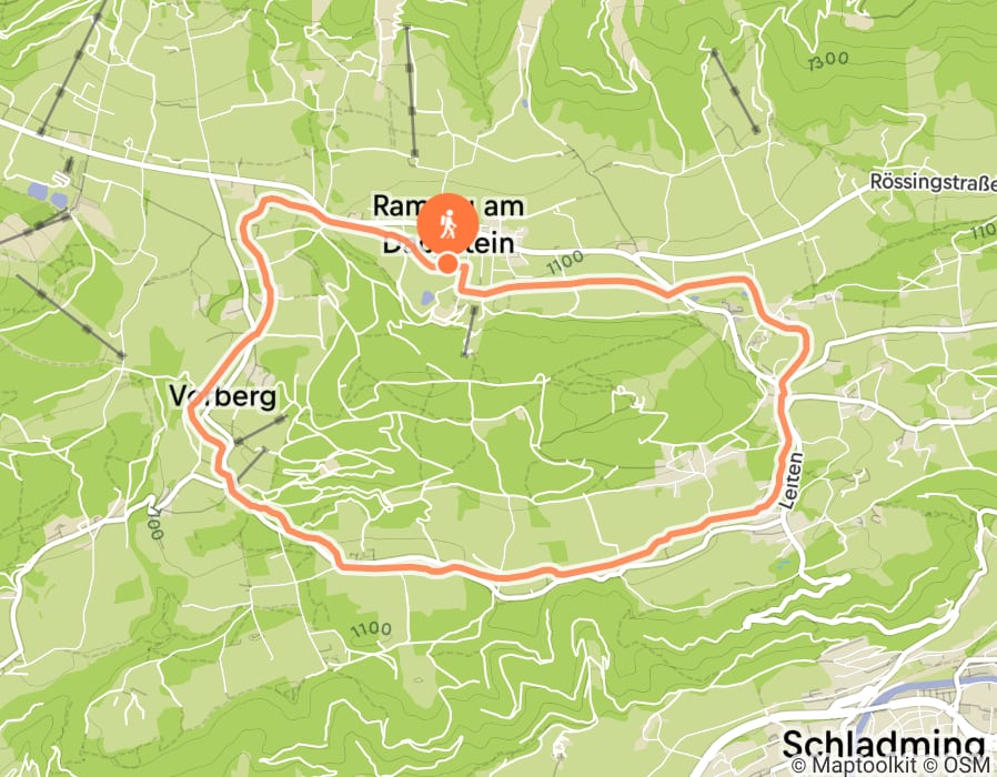 Karte der Tour