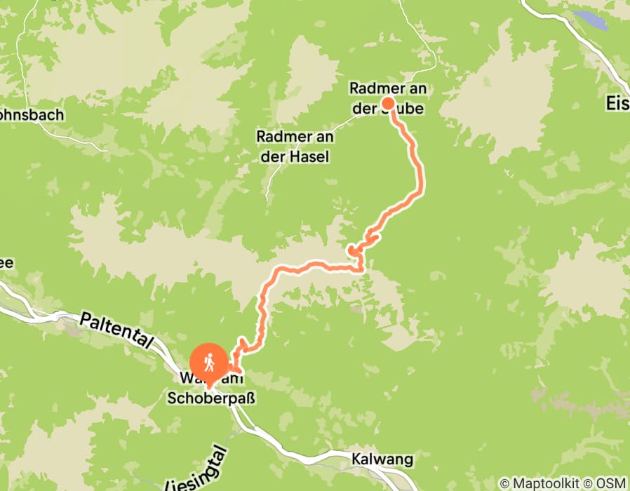 Karte der Tour