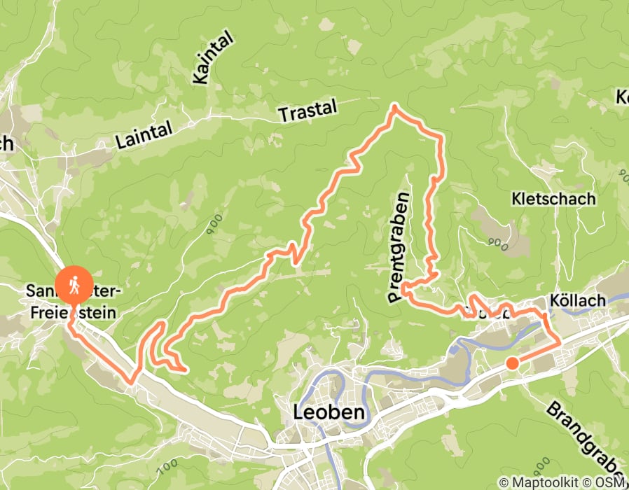 Karte der Tour