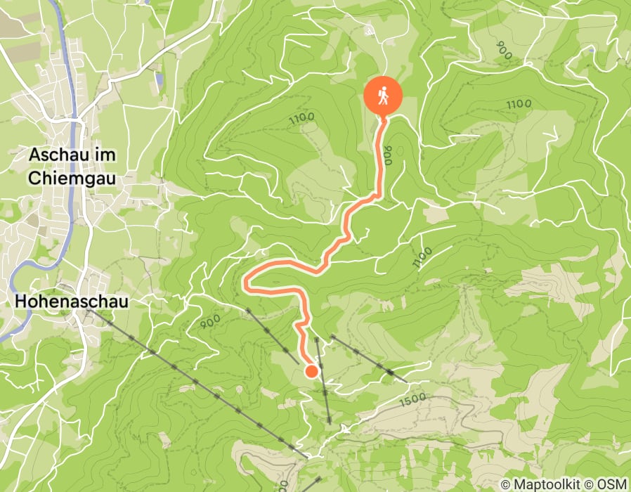 Karte der Tour