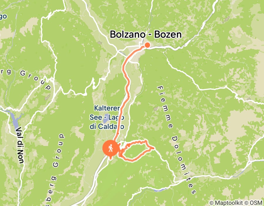 Karte der Tour