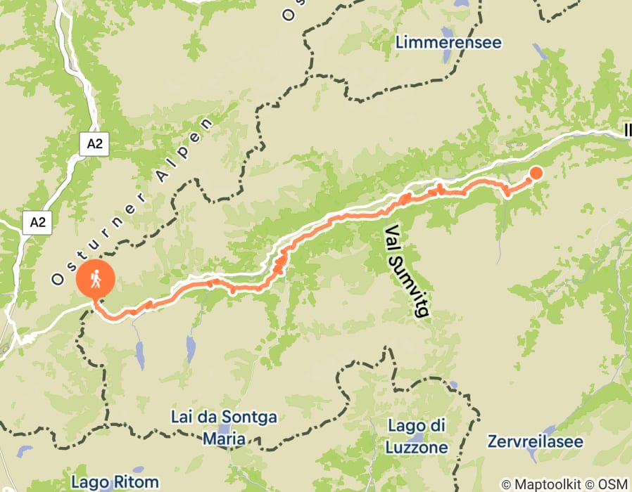 Karte der Tour
